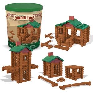 The Original Lincoln Logs 100th Anniversary 111-Piece Set